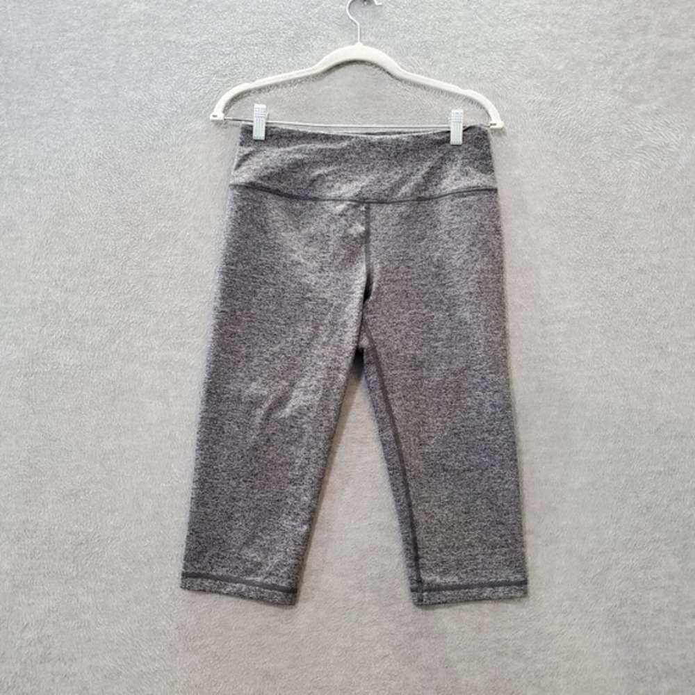 Victorias Secret Women Activewear Pants Medium Gray Crop VSX Sport Legging